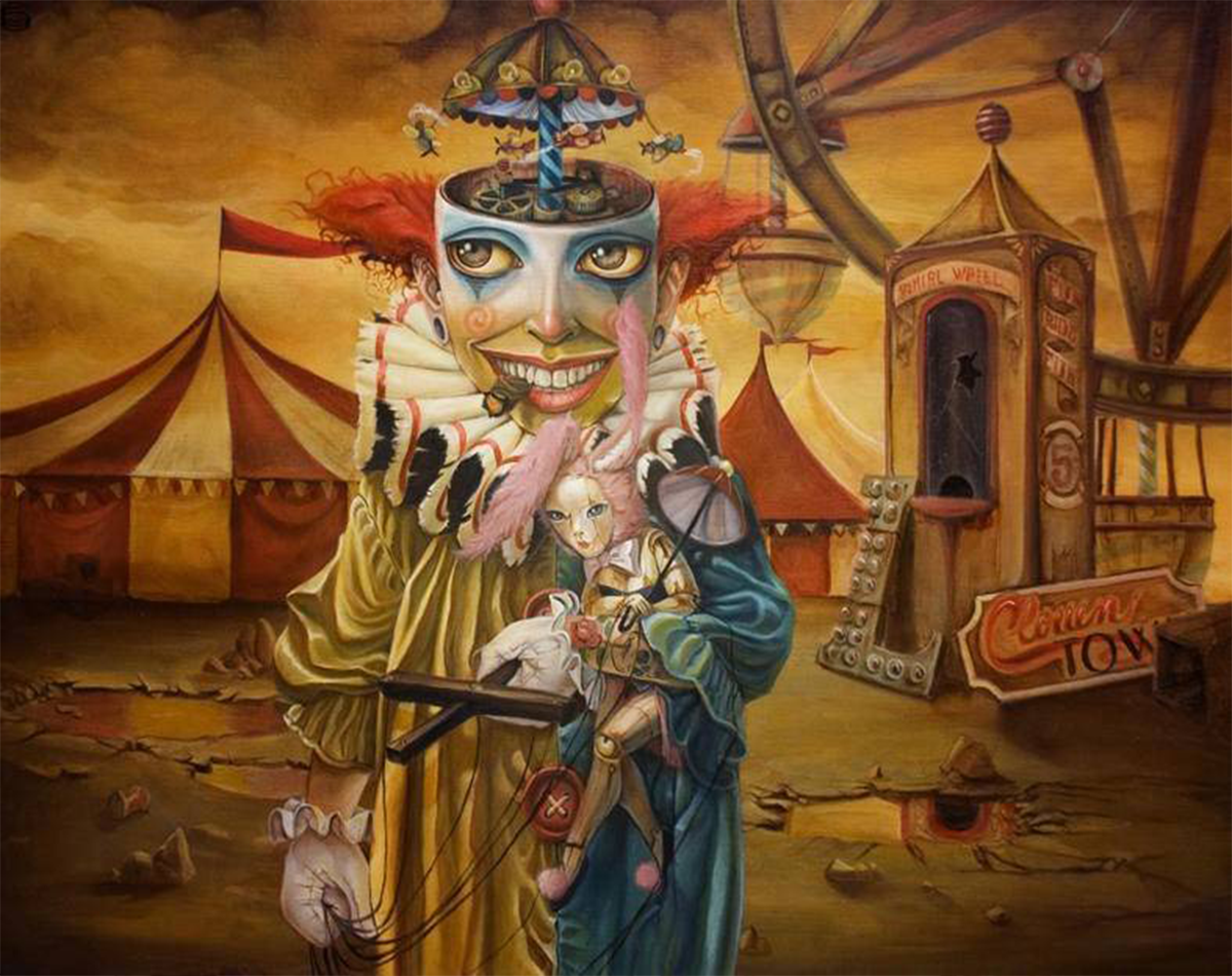 Leslie ditto: óleos pop surrealistas